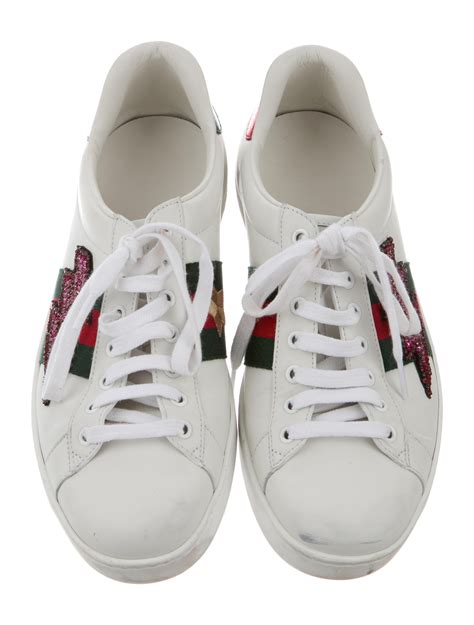 offset gucci sneakers|Gucci embroidered sneakers.